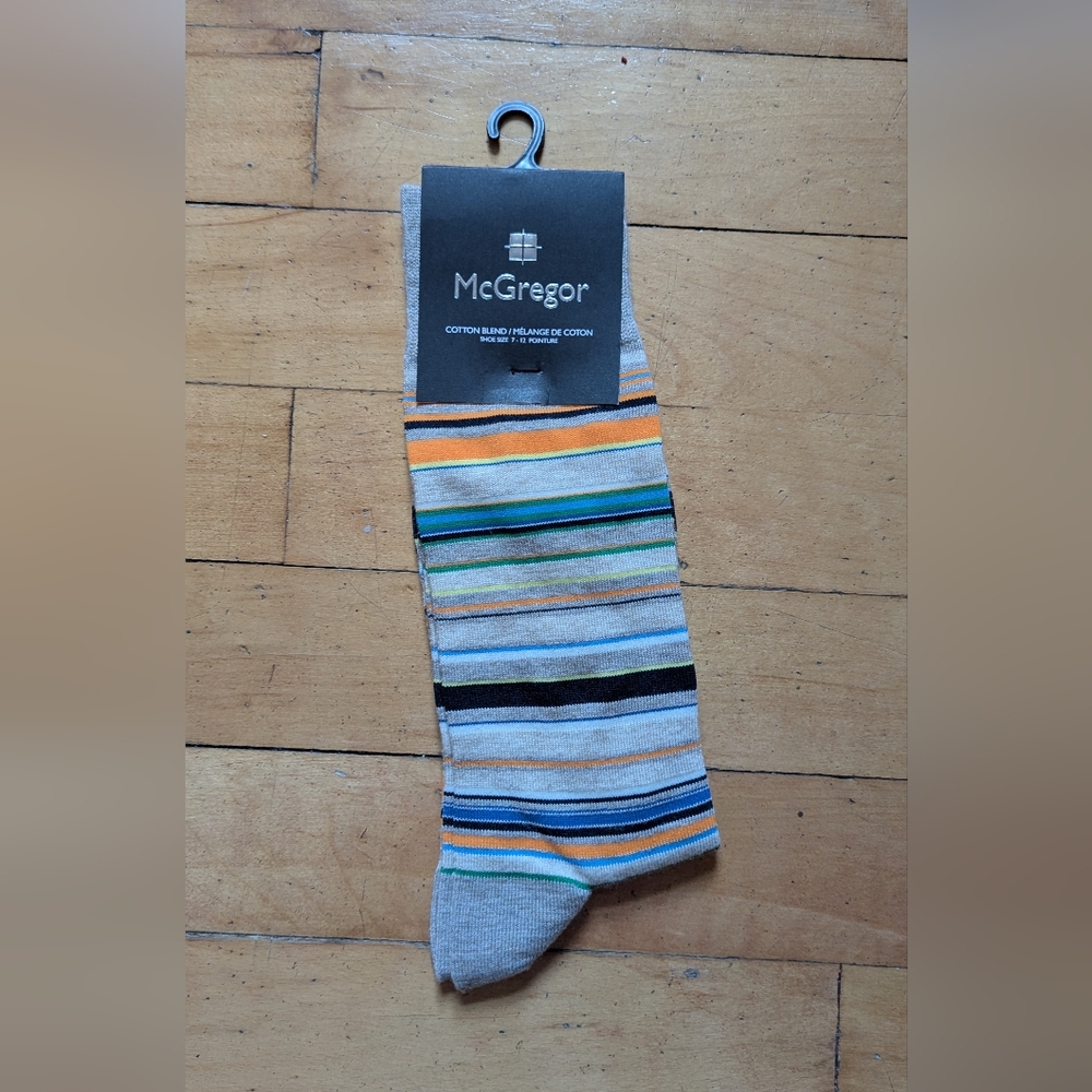 McGregor Men's Multicolor Striped Socks
